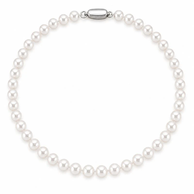 6.5-7.0mm White Freshwater Pearl Necklace