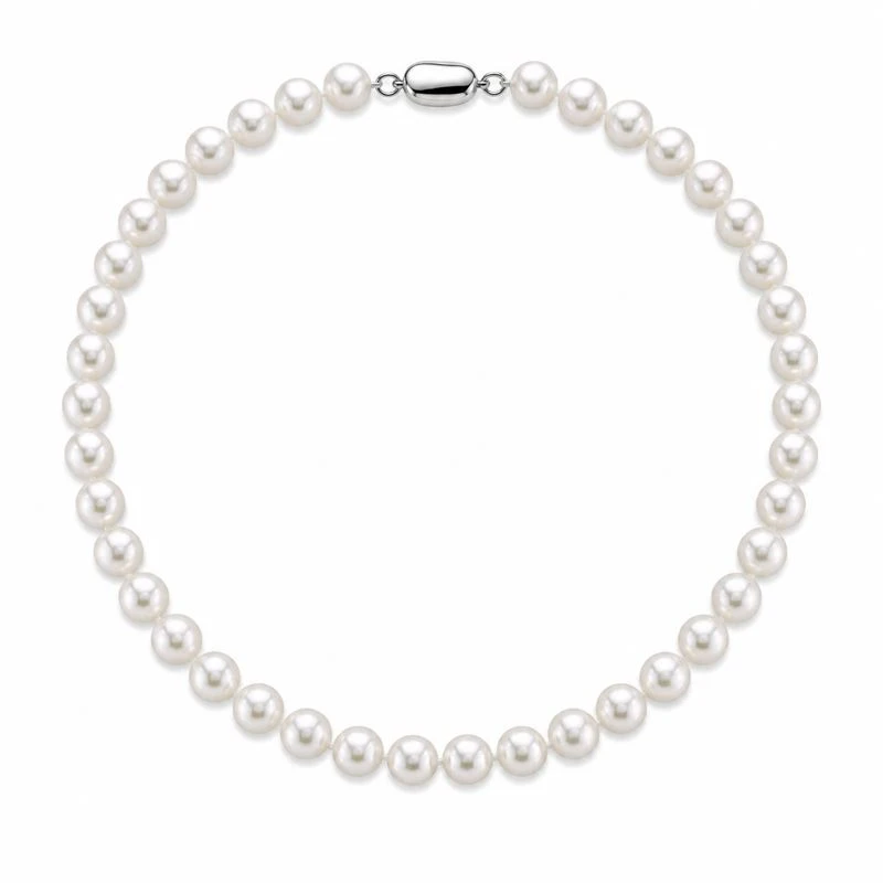 7.5-8.5mm White Freshwater Pearl Necklace