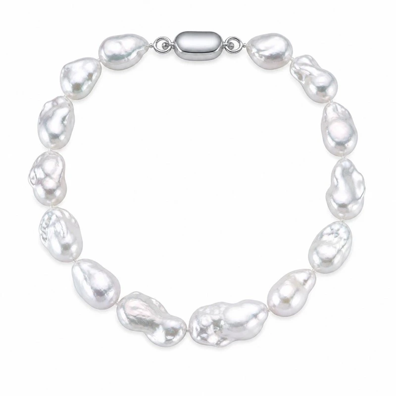 13-16mm White Baroque Freshwater Pearl Necklace - _01 13-16mm White Baroque Freshwater Pearl Necklace - _01